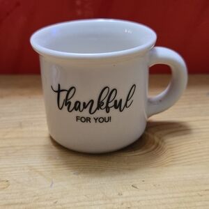 ☕ Mini “Thankful for You” Mug | Robert Stanley | Farmhouse Decor | Giftable